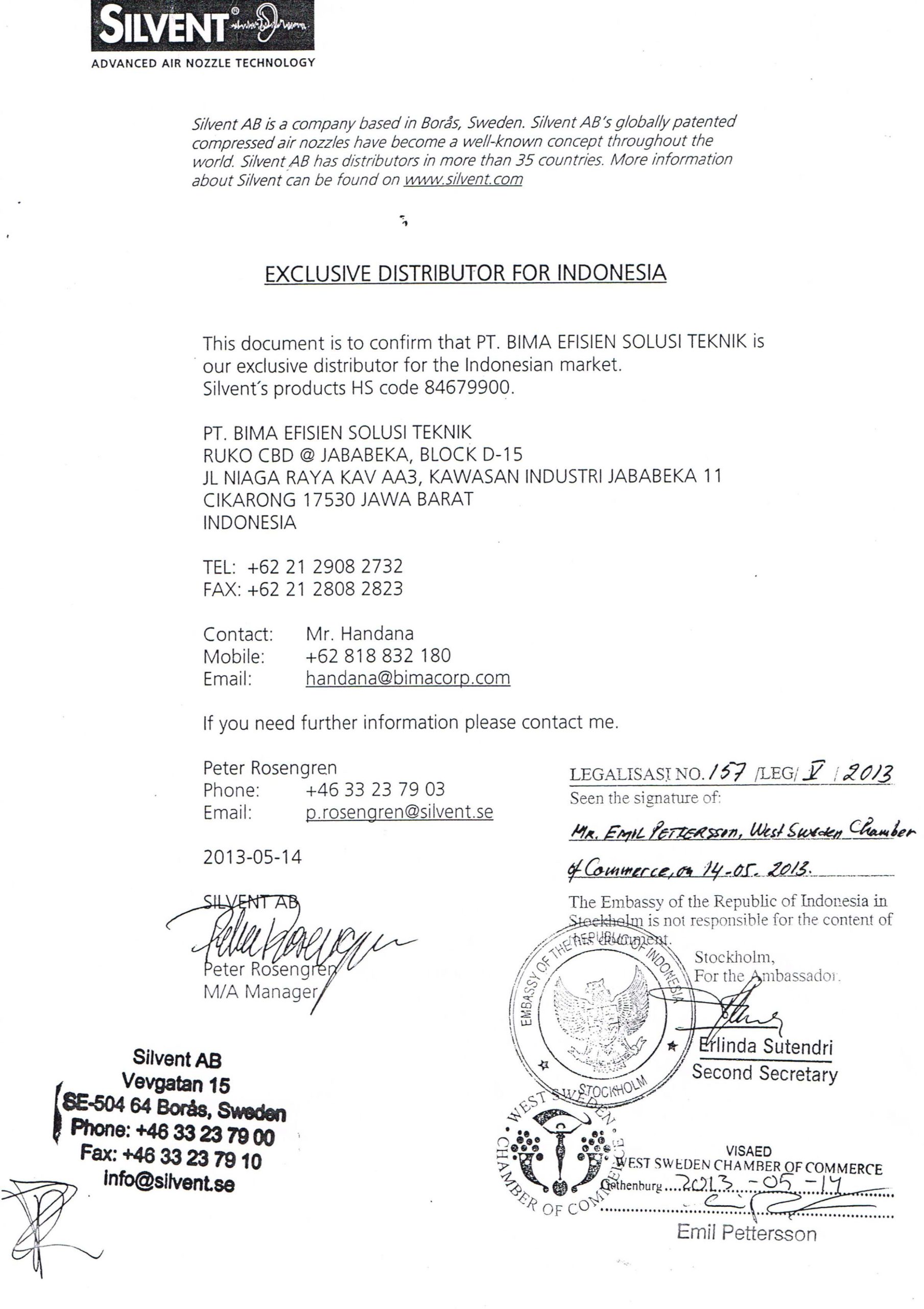 BEST Bima Efisien Solusi Teknik Authorized-Letter_Silvent